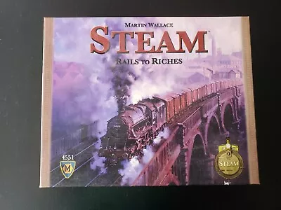 Steam Rails To Riches Board Game 2009 Mayfair Games • $20