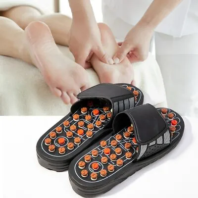 Reflexology Sandals Foot Massager Slippers Acupressure Acupuncture Shoes YW • $18.99