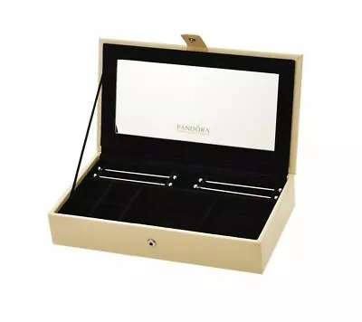 $85 • Buy NEW Genuine PANDORA Jewellery Box Authentic Cream Colour