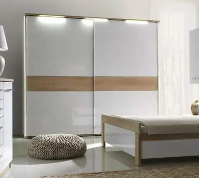 Brand New Modern Manhattan 2 Sliding Door Wardrobe 271cm • £899