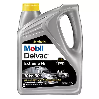 Mobil 1 122458-1 Delvac Extreme FE Motor Oil 10W-30 1 Gallon • $27.99