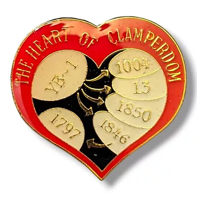 E Clampus Vitus ECV The Heart Of Clamperedom YB-1 1004 13 1850 1846 1797 Pin • $29.99