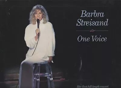 BARBRA STREISAND~One Voice 1989 Original Columbia LP M- Live! • $8.99