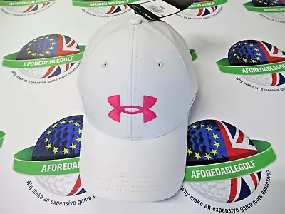 Under Armour 96 Adjustable White/pink Golf Cap • £14.99