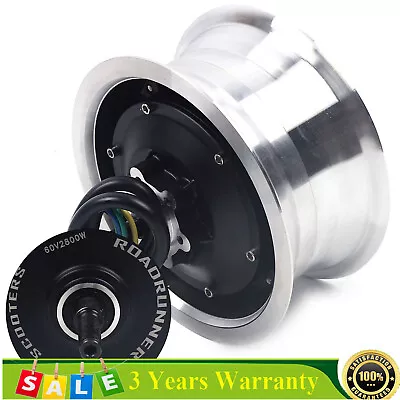 60V 2800W Brushless Electric Scooter Hub Motor Front Drive & Rear Drive 11 Inch • $117.80