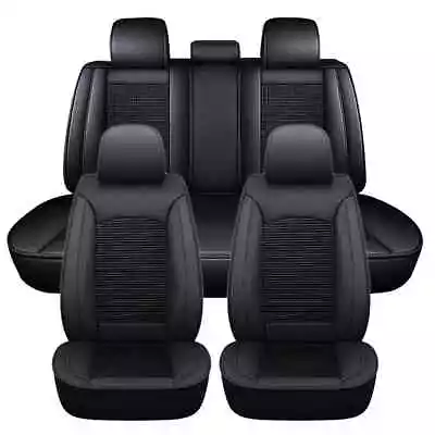 For Ford For Mustang Leather Car Full Seat Cover Front Rear Cushion Protector • $84.95