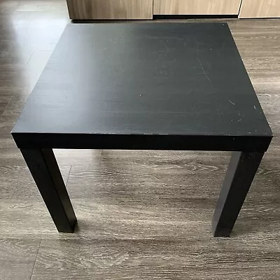 IKEA LACK Side Table Black-brown 21 5/8x21 5/8” Used. • $5