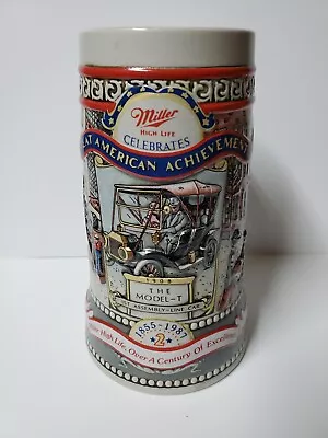 Miller High Life Beer Stein Mug Great American Achievements #40403 • $13