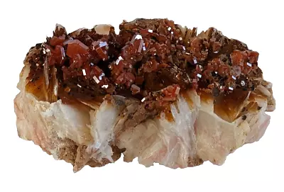 Red Vanadinite On Barite Morocco-Metaphysical & Mineral Specimen #2060 • $9.95