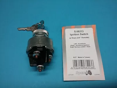 Universal 4 Position Ignition Switch With Acc-Off-On-Start 3/4  Mount Hole 2 Key • $11.99