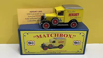 Matchbox Code 2 Ygb-01 1912 Ford Model A Van Kisses From 'hershey' Yellow Mib • £19.95