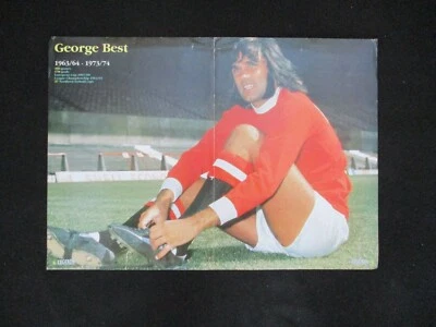 £2.99 • Buy GEORGE BEST - Manchester United: Football Magazine Centre Page Poster