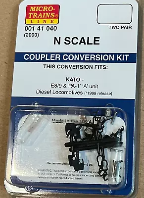 Micro-Trains N Scale 001 41 040 (2000) Pilot Locomotive Coupler Conversion Kit 2 • $10.07