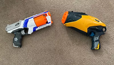 Nerf Dart Tag Speedswarm Electric & Strongarm Toy Dart Gun Pistol  • $40