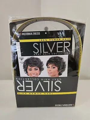 MOTOWN TRESS SH.BRENDA 100% Human Hair Wig - Color 1B - Finish Length 9  • $10
