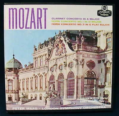 MOZART- Clarinet Concerto~PETER MAAG~Reel To Reel Tape~LONDON #LCL 80053~7 1/2  • $39.99