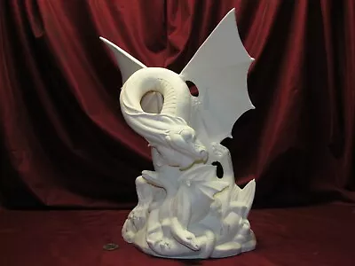 Ceramic Bisque Large Dragon Mother U-Paint Ready To Paint Fantasy Mystical • $39.99