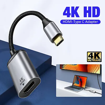 Type C USB-C To HDMI Adapter Converter HD TV Cable For Samsung Mobile Laptops • $15.69