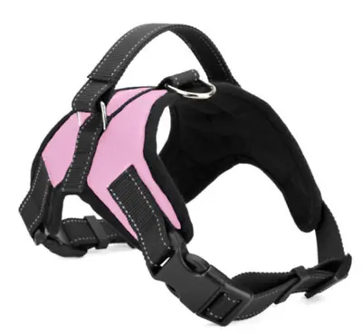 No Pull Dog Pet Harness Adjustable Control Vest Dogs Reflective XS S M XXL Pink • $9.99