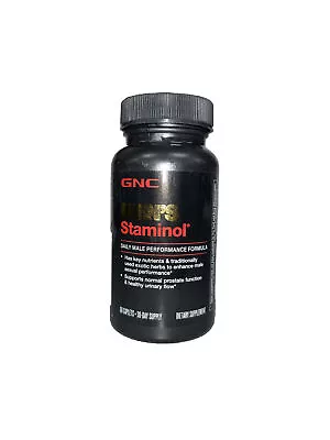 GNC MEN'S STAMINOL --60 Capsules Free FAST Shipping!!! • $18.99