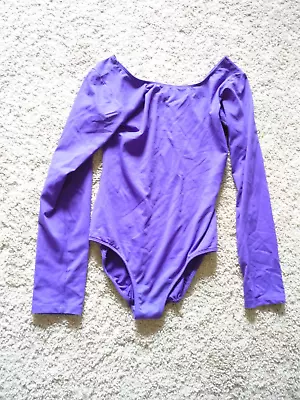 Mardi Gras Costume-xl Adult--one Piece Leotard-royal Purple • $5