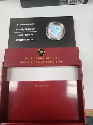 2005 Canada 50c Silver Proof Butterfly Collection - Fritillary Hologram Gem Ogp • $34.99