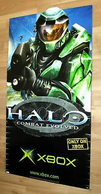 Vintage Halo Combat Evolved  Standee Large Promo Game Store Display Xbox 2002 • $4499.99