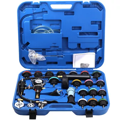 28 PCS Radiator Pressure Tester Vacuum-Type Cooling System Refill Kit • $75.98