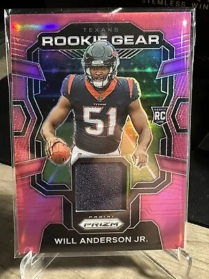 WILL ANDERSON JR ROOKIE PINK PRIZM JERSEY 2023 Panini Prizm Houston Texans NFL • $7.75