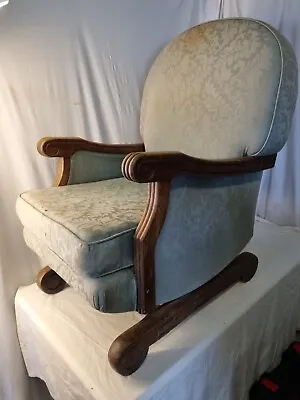 £50 • Buy Colonial Style Stationary Rocking Chair - In Need Of Reupholstering