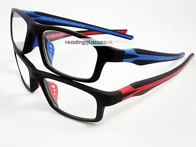 £9.99 • Buy READING GLASSES Mens Womens SPORTS Silicone Temple Reader +1.25 1.5 2 2.5 3 3.5