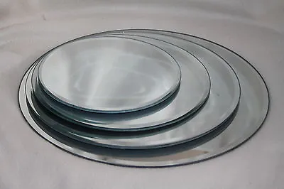 MIRROR PLATES All Sizes & Quantities Often Used For Wedding Table Fish Bowls Etc • £8.41