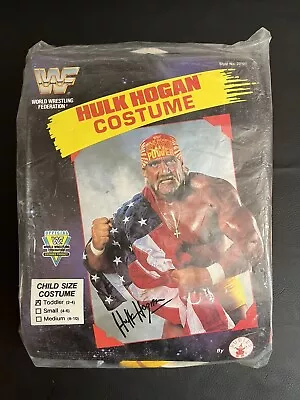 1991 WWF Hulk Hogan Costume WWE Halloween Sz Toddler Wrestling Memorabilia Clean • $50