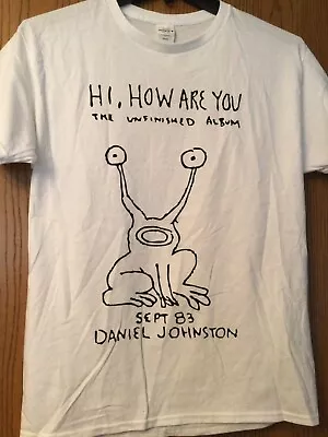 Daniel Johnston - “Hi How Are You” - White - Worn By Kurt Cobain - M - Hanes • $60