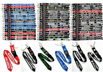 CAR BRANDS Lanyard Flashlight U Disk Keychain Mobile Phone Rope Lobster Buckle • $6.99