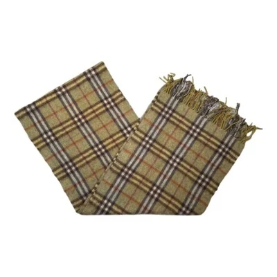 £49.95 • Buy Burberry London Scarf  100% Cashmere Nova Check Made In England