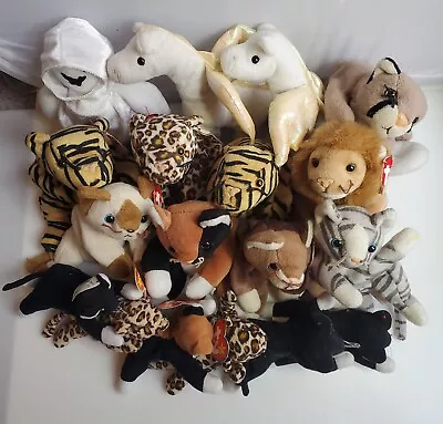 Ty Beanie Baby Lot Of 18 Magic Chip Sheets Zip Roary Prance Snip Pounce Freckles • $0.99