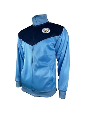 Manchester City Men's Home Soccer Jacket Training 2021  New Season Sky Blue Man • $34.99