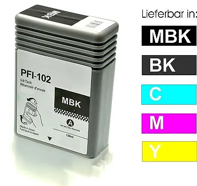Ink Cartridge For Canon IPF510 IPF605 IPF610 IPF710 IPF750/PFI-102M Magenta • £37.43