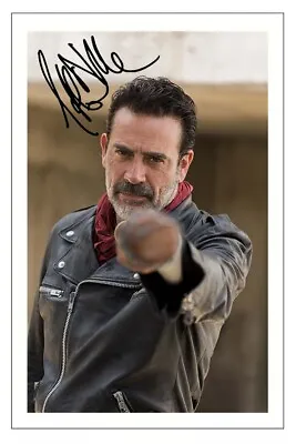 Jeffrey Dean Morgan Signed Photo Print Autograph The Walking Dead Negan • £3.49