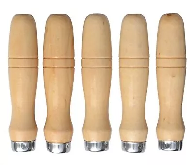 $19.73 • Buy Wooden File Handle With Strong Metal Collars For 7.5-15 File (5 Pack) (Large