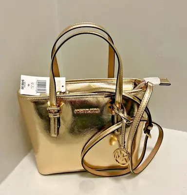 Michael Kors Jet Set Small XS Carryall Convertible Crossbody Tote Handbag Purse • $84