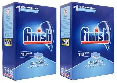 220x Finish Dishwashing Tablets Tabs Classic Everyday Clean BRAND NEW • $55.99