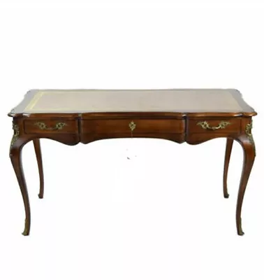 John Widdicomb Leather Top Writing Desk Louis XV Style 1950s • $1232.49