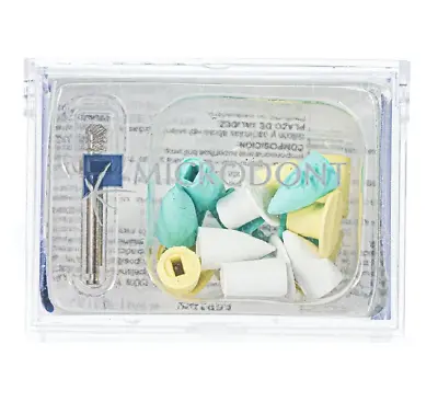 MICRODONT POLIGLOSS Kit High Gloss Polishing For Dental Use 18/pk - Brazil • $29.45