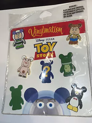 Disney 7 Pin Booster Pack Retired Vinylmation Mystery Toy Story Chaser Sealed • $27.99