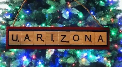 UArizona Wildcats U Of A Christmas Ornament Scrabble University Of Arizona • $10.99