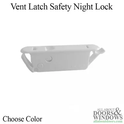 Safety Vent Latch For Vinyl Window Safety Night Lock For Windows • $0.99