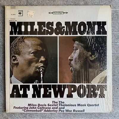 Miles Davis & Thelonious Monk At Newport : Vinyl Record PC 8978 : NM-/VG+ • $19.99