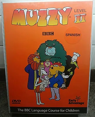 Learn Spanish • Muzzy Level II • DVD CD & Book Set • BBC Course For Children • £14.99
